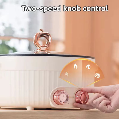 A multifunctional split electric hot pot