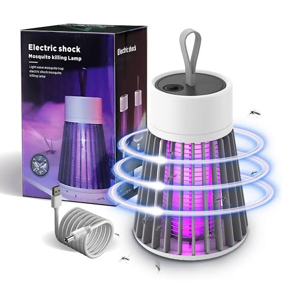2-in-1 Electric Mosquito Killer Lamp & Bug Zapper – Rechargeable UV Fly & Insect Trap Lantern
