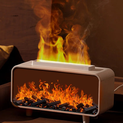 Flame Effect Air Humidifier and Essential Oil Diffuser