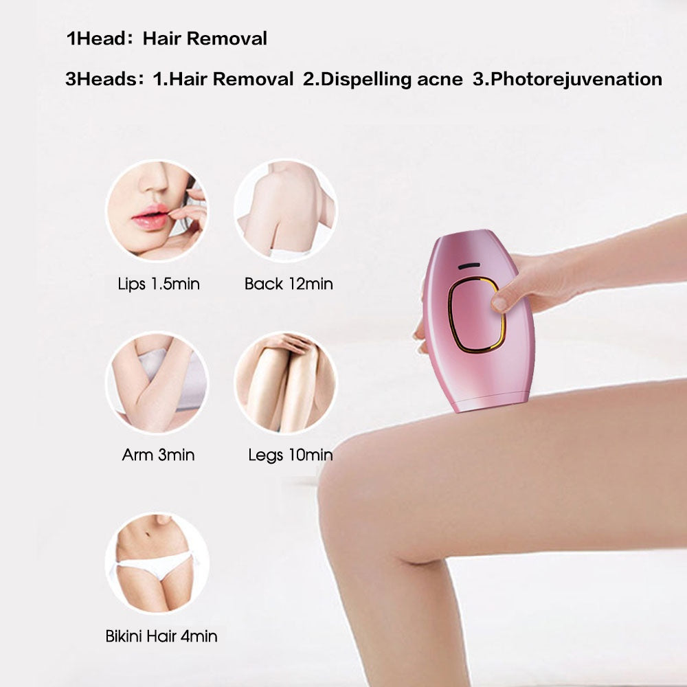 IPL (Intense Pulsed Light) hair removal handset