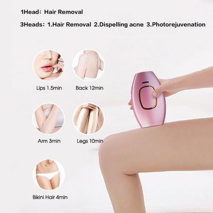IPL (Intense Pulsed Light) hair removal handset
