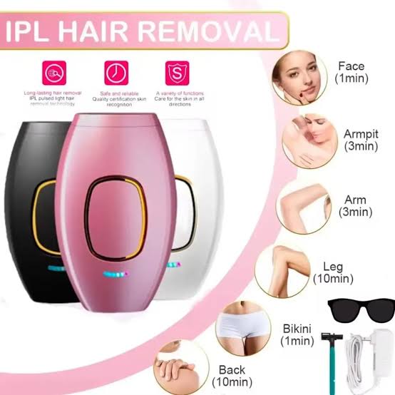 IPL (Intense Pulsed Light) hair removal handset