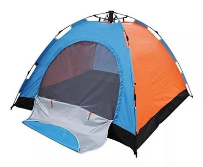 4-6 people automatic hydraulic pop-up camping dome tent